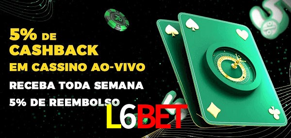 Promoções do cassino ao Vivo L6BET